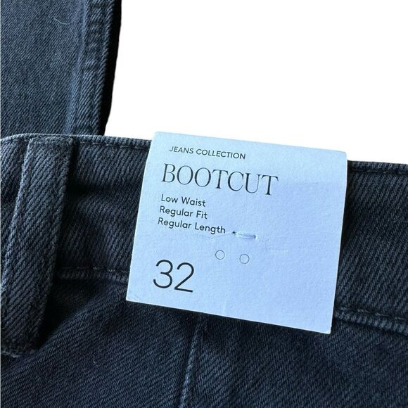 Mango MNG 328 Carmela Black Bootcut Jeans 1 XXS NWT - Picture 5 of 7
